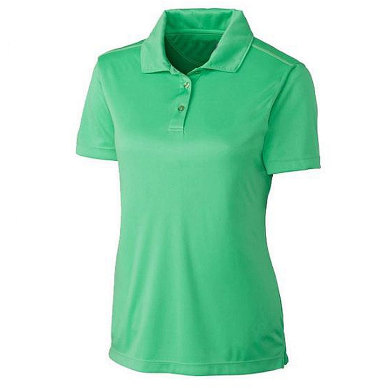 Custom fashion high quality team activity top ware cotton polyester v neck women men polo shirts