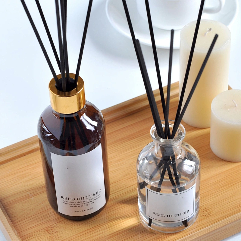 2020 High quality  CUSTOM Aroma Ocean Fragrance Glass Scented Rattan Stick  Reed Diffuser