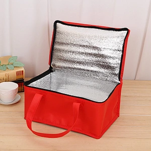 Non-woven insulation bag customized LOGO company publicity portable ice bag food and cake delivery insulation bag
