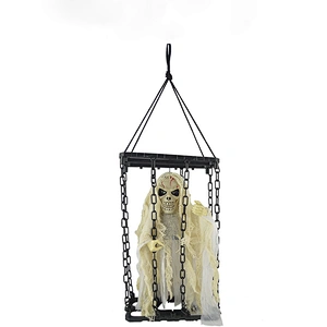 Halloween supplies sound shake cage ghost haunted outdoor house bar decoration props scary horror toys
