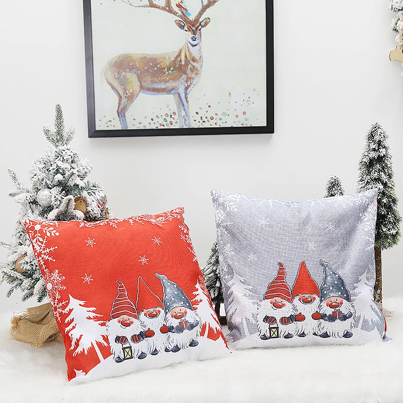Customized Christmas decorations European-style  Santa Sofa Cushion Cover Christmas pillow Cushion cover