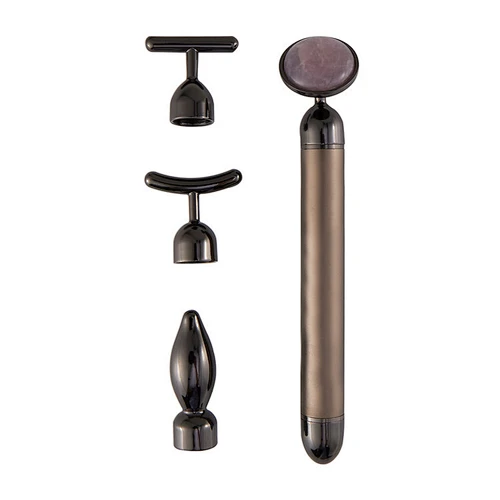 Hot Sales Custom 100% Natural Facial Massage Roller Rose Quartz 4 in 1 Tyra firming Face Jade Roller