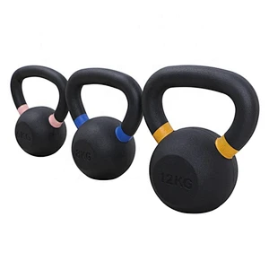 Custom gym promotion gift High quality powder coated kettlebell durable gym sport kettlebell