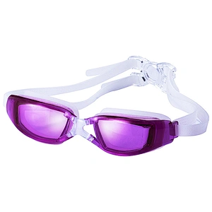Custom factory wholesale new design fashionable waterproof swimming goggles adult wide-vision men women swim goggle