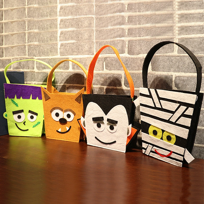 Halloween holiday decorations costumes accessories children's pumpkin bags Halloween candy bags gifts