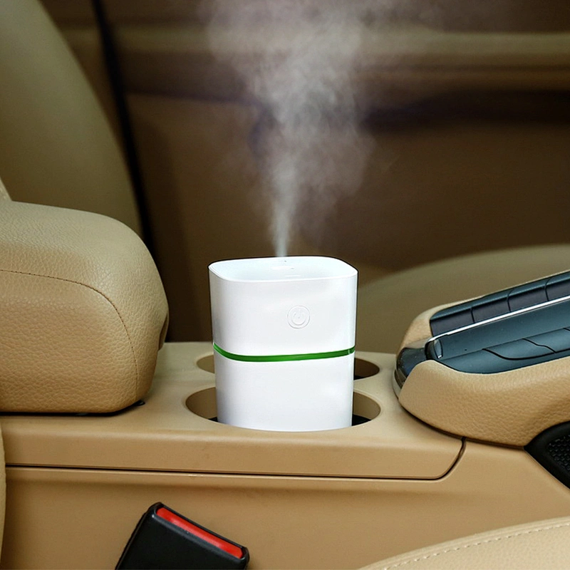 Newly design Rechargeable USB Wireless  led fan  mini air humidifier For Car Air Humidifiers