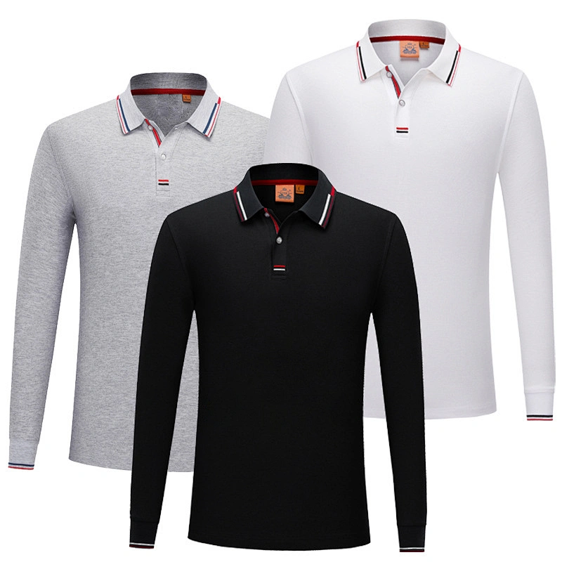 New Autumn Men Polo Shirt 2020   long Sleeve Customized blank polo t-shirts for men