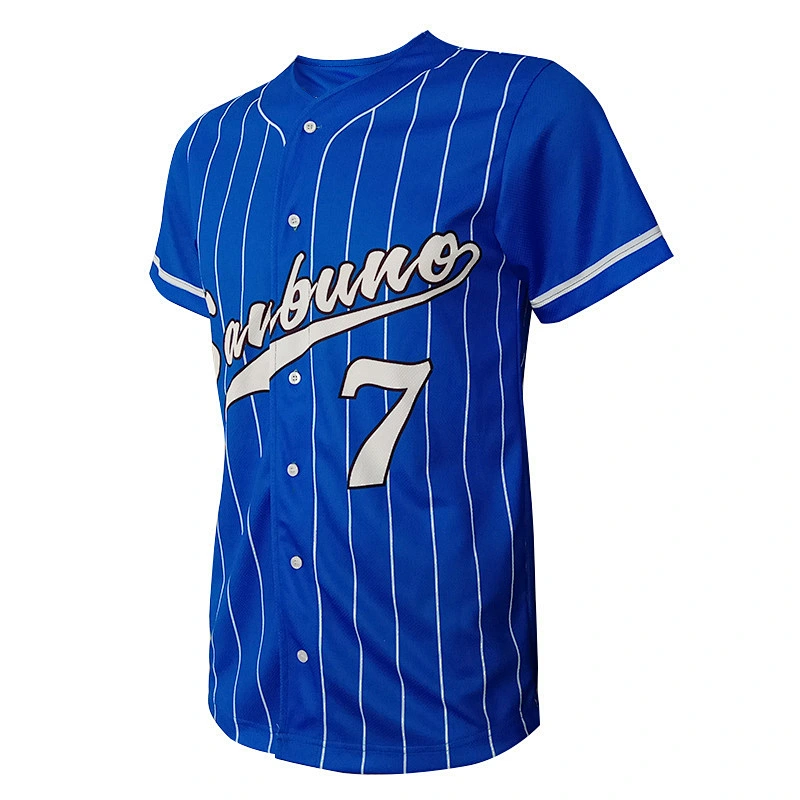 Custom design baseball team uniform 100% polyester quick-dry baseball jersey