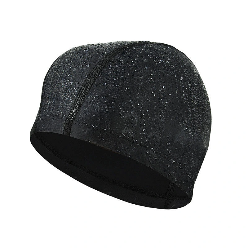 Promotional Custom Logo Cheapest Custom Logo Lycra Swimming Cap Nylon Spandex Swimming Hat