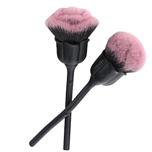 Fashion Design Unique Rose Flower Makeup Brushes Custom Logo Makeup Rose Flower Brushes supplier