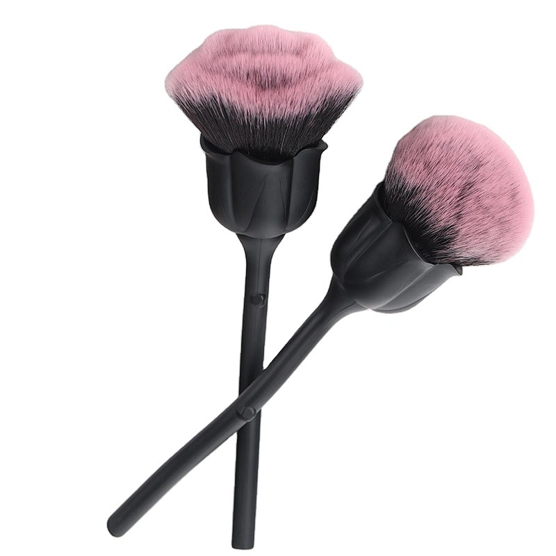 Fashion Design Unique Rose Flower Makeup Brushes Custom Logo Makeup Rose Flower Brushes supplier