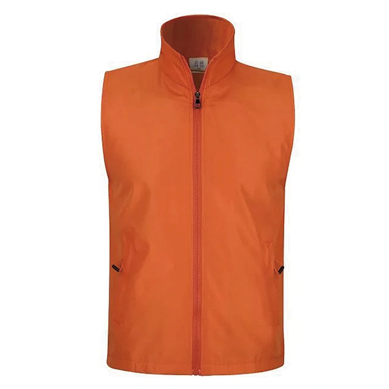 High Quality Custom Polyester Working Clothes Unisex Advertising Sleeveless Volunteer Vest