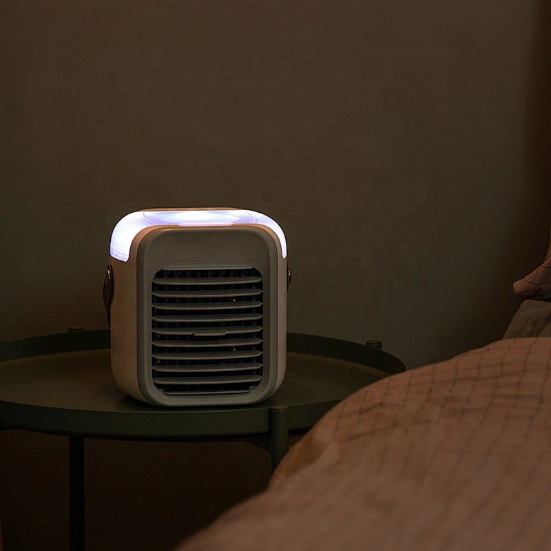 Factory supply ABS+leather material with spray personal air water cooler fan price