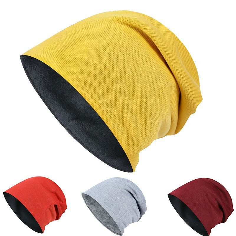 Wholesale Custom knitted Solid Color Woolen Hat  Adults  Polyester Soft Winter Beanie Hat