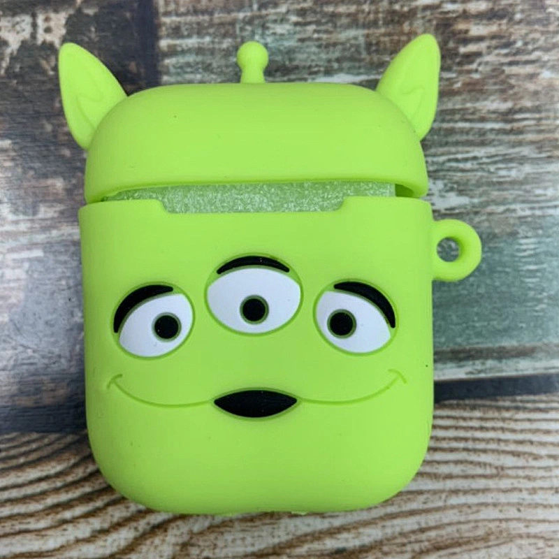 Hot Sale New Cute Funny Silicone Airpod Case with 3D Cartoon image gift for girl
