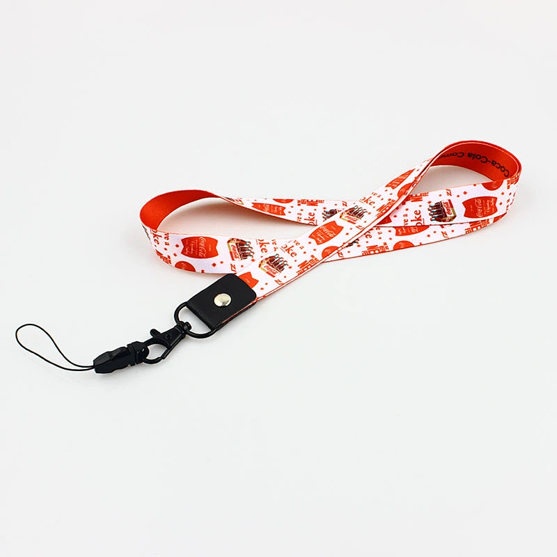 Factory Price High Quality Custom logo breakaway buckle printed safety round Lanyards