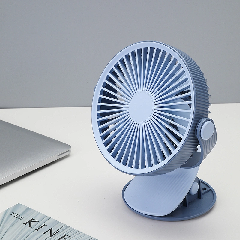 Hot seller CUSTOM  LOGO Travel  360 Degree Rotation portablefan mini usb rechargeable  Clip fan table wireless mini fan