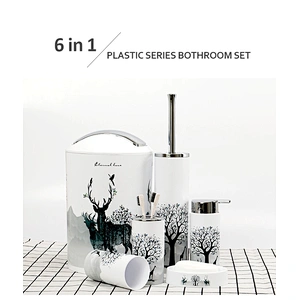 2020 High Quality Custom logo Guarantee Luxury designed bath set bathroom set accessories