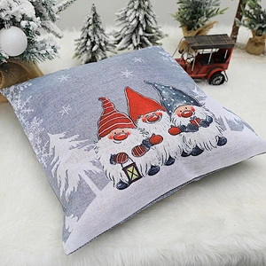 Customized Christmas decorations European-style  Santa Sofa Cushion Cover Christmas pillow Cushion cover