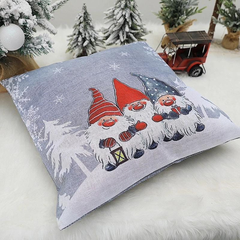 Customized Christmas decorations European-style  Santa Sofa Cushion Cover Christmas pillow Cushion cover