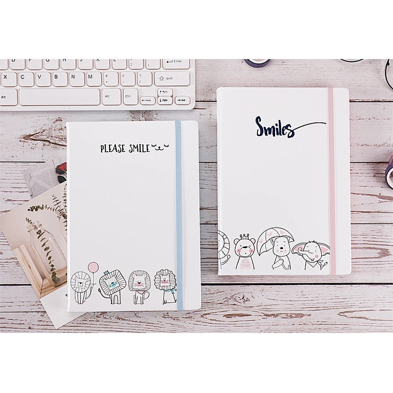 High quality custom logo promotion gift Diary Notebook colored edges hard cover A5 notebook