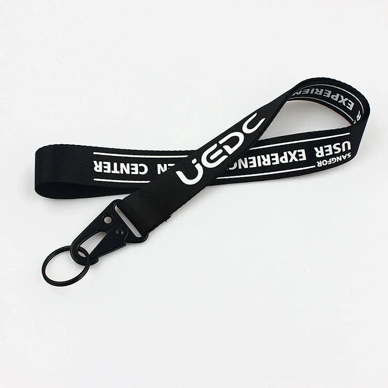 Factory Price High Quality Custom logo breakaway buckle printed safety round Lanyards