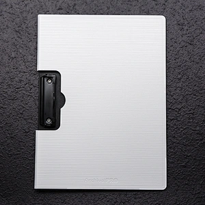 Hot Selling High Quality Custom logo Horizontal Flip PP Plastic Folder promotion Office business gift  Folder