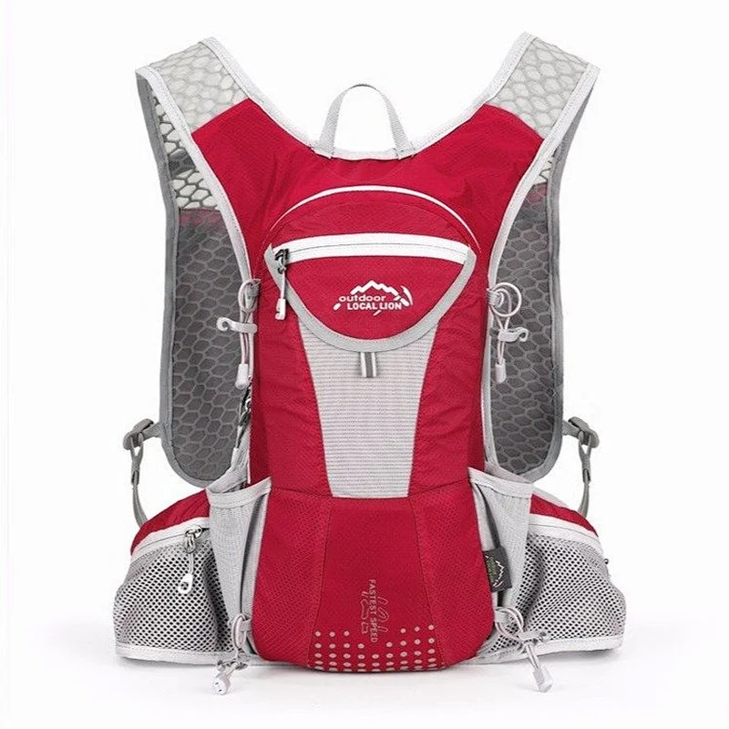 Multi function running pack Light weight hydration packs vest Outdoor backpack waterproof