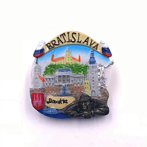 Creative  custom decoration Travel souvenir refrigerator magnet/ resin fridge magnet