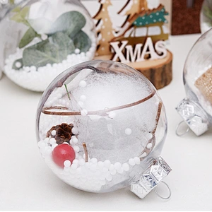 Wholesale custom Christmas crystal ball snowman  christmas Party Festival Christmas gifts