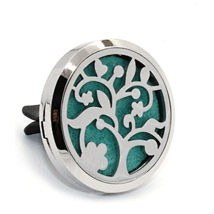 Hot Selling Tree of Life 25mm Stainless Steel Stainless Steel Empty Car Air Freshener