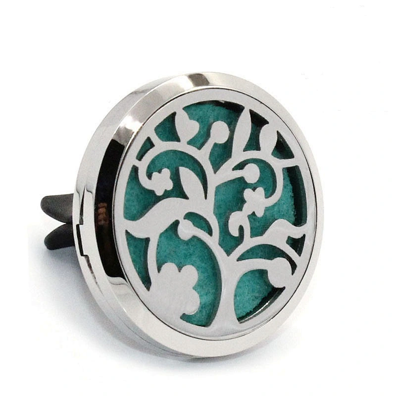 Hot Selling Tree of Life 25mm Stainless Steel Stainless Steel Empty Car Air Freshener