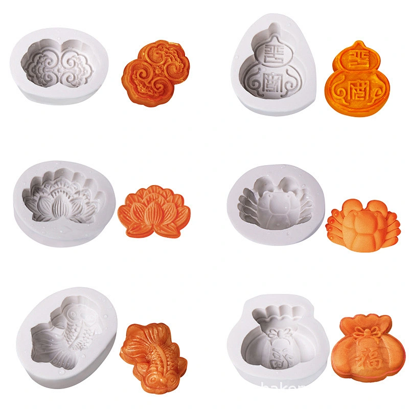 3D Halloween pumpkin fruit and cake decorative silicone candle wax mold