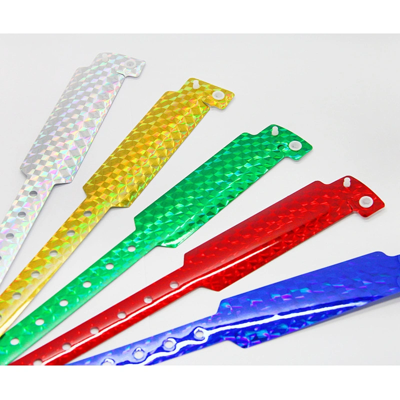 Custom  LOGO  Laser glitter Characteristic Printing Adjustable Promotional Gift  Wristband vocal concert Bar  glitter wristband