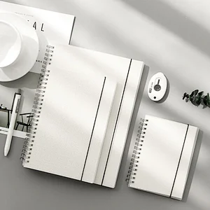 Soft Plastic Cover Simple Notepad Cheap Promotional Advertising Gift A5/B5/A6 Multi-size Coil Spiral Notebook