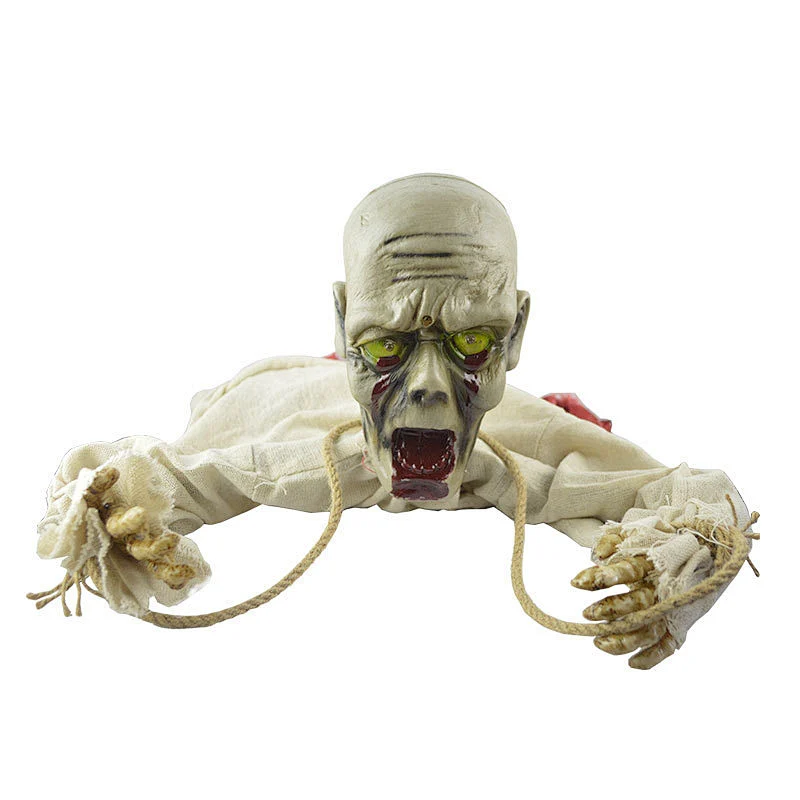 Custom Terror chamber props zombie Halloween promotion decorations  scene layout hanging ghost tied hand  ghost
