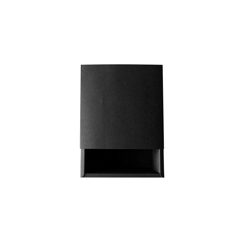 Hot sale wholesale black custom promotion drawer type cardboard gift boxes