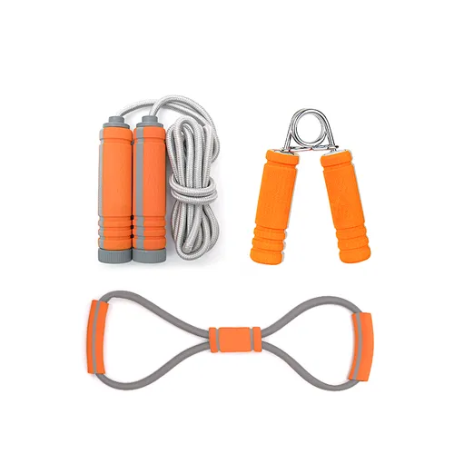 Hot sale custom fitness expander GIft jump rope set Hand Grip Exerciser Fitness Elastic Bungee Cord Rope Training Shock Cord Ela