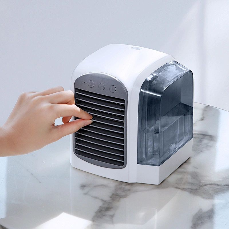Portable Air Cooler fan,  Cooler Desktop Cooling Fan Humidifier Small Mini Air Conditioner Evaporative for Home Room Office