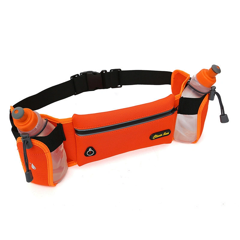 Outdoor running Fanny pack multi-function double water jug cup mountaineering sports small mobile phone Fanny bag