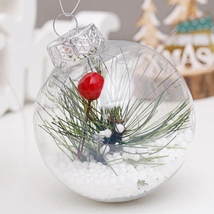 Wholesale custom Christmas crystal ball snowman  christmas Party Festival Christmas gifts