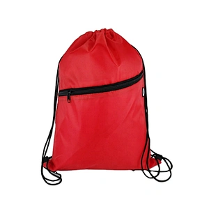 Lock rope polyester waterproof bag custom sports backpack with drawstring laundry bag