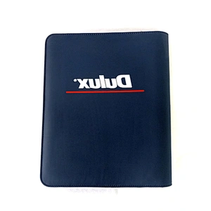 2020 new Custom logo Top Grade Office Use Meeting Corporate Diary PU Leather Agenda Zipper Notebook promotion gift notebook