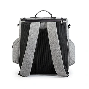 Updated fashionable mommy shoulder bag multi-function large-capacity maternity backpack baby diaper bag nappy changing backpack
