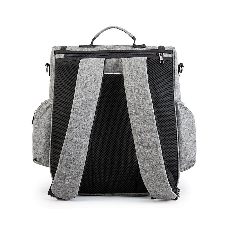 Updated fashionable mommy shoulder bag multi-function large-capacity maternity backpack baby diaper bag nappy changing backpack