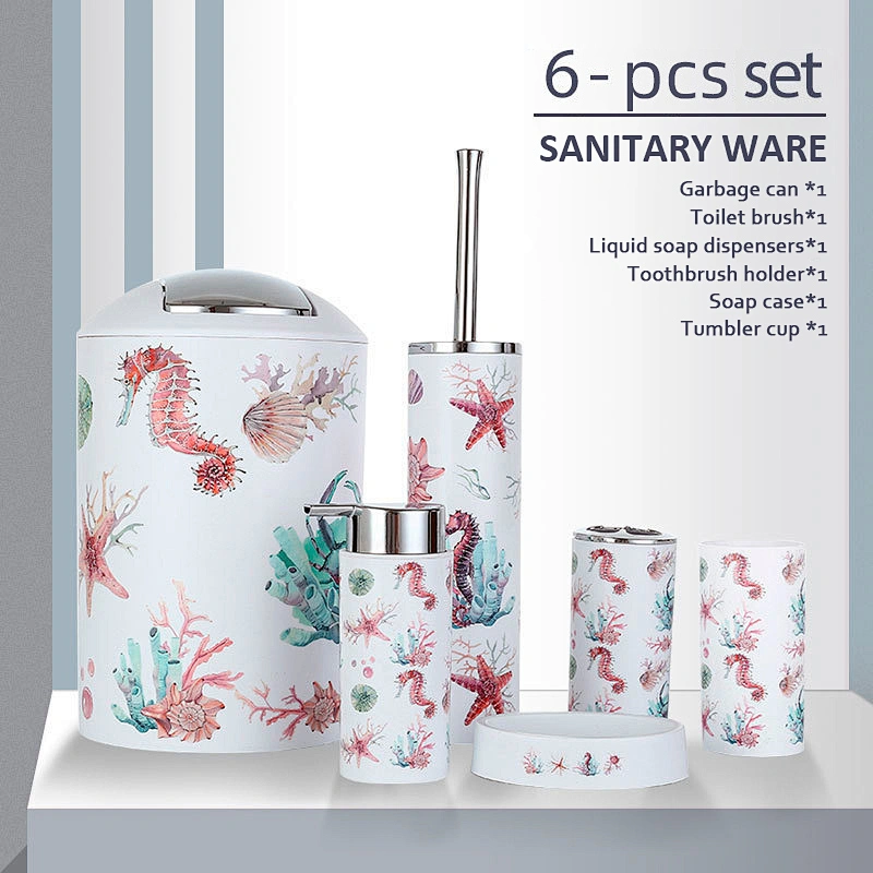 2020 High Quality Custom logo Guarantee Luxury designed bath set bathroom set accessories