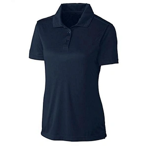 Custom fashion high quality team activity top ware cotton polyester v neck women men polo shirts