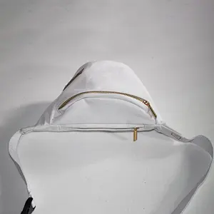 Custom Logo Ladies Kids Women Clear Waist Bag Travel Pocket Sling Chest Shoulder Bag Canvas Fanny Pack