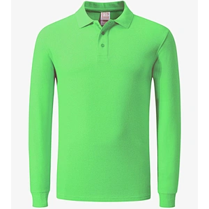 Custom logo High quality OEM  brand polo shirt  100% cotton  advertising promotion long sleeve Polo shirt