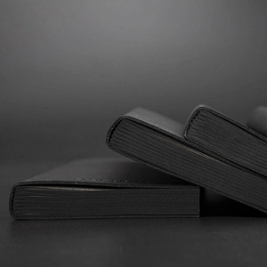 High  quality custom logo business promotion PU leather Softcover  Notebook school supplies notebooks